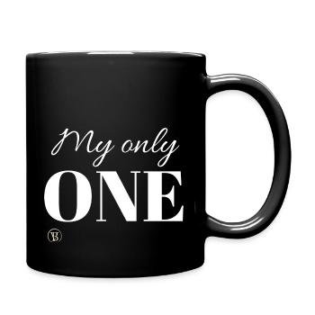 My only ONE by BV - Tasse einfarbig - Schwarz - Rechts