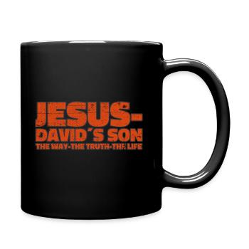 Jesus Christ Shirt The Way The Truth The Life - Full Colour Mug - black - Right