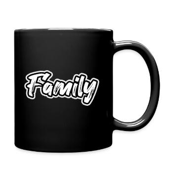 Family - Full Colour Mug - black - Right