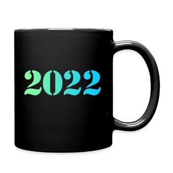 2022 - Tasse einfarbig - Schwarz - Rechts