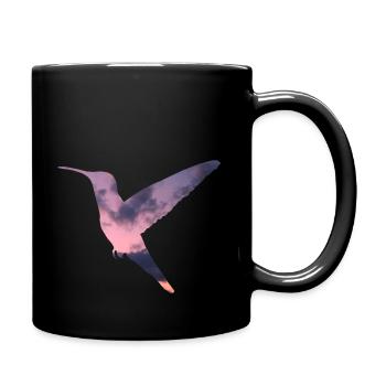 Colibri des nuages - Mug uni - noir - Droite