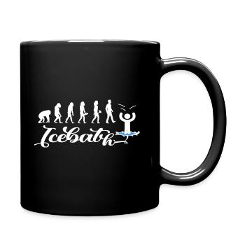 icebath evolution winterbader winterschwimmen cold - Tasse einfarbig - Schwarz - Rechts