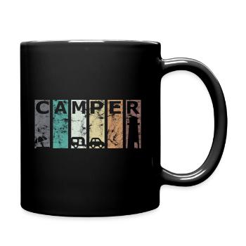 Camp Caravan Camper Phare - Mug uni - noir - Droite