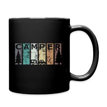 Camp Caravane Camper Fir - Mug uni - noir - Droite