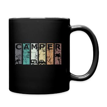 Camp Caravane Camper - Mug uni - noir - Droite