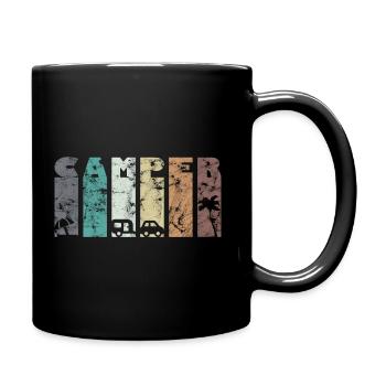 Camp Caravane Camper - Mug uni - noir - Droite