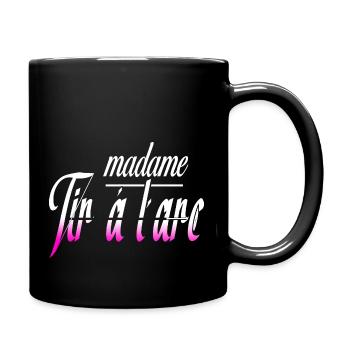 Madame Tir à l arc sport humour citation - Mug uni - noir - Droite