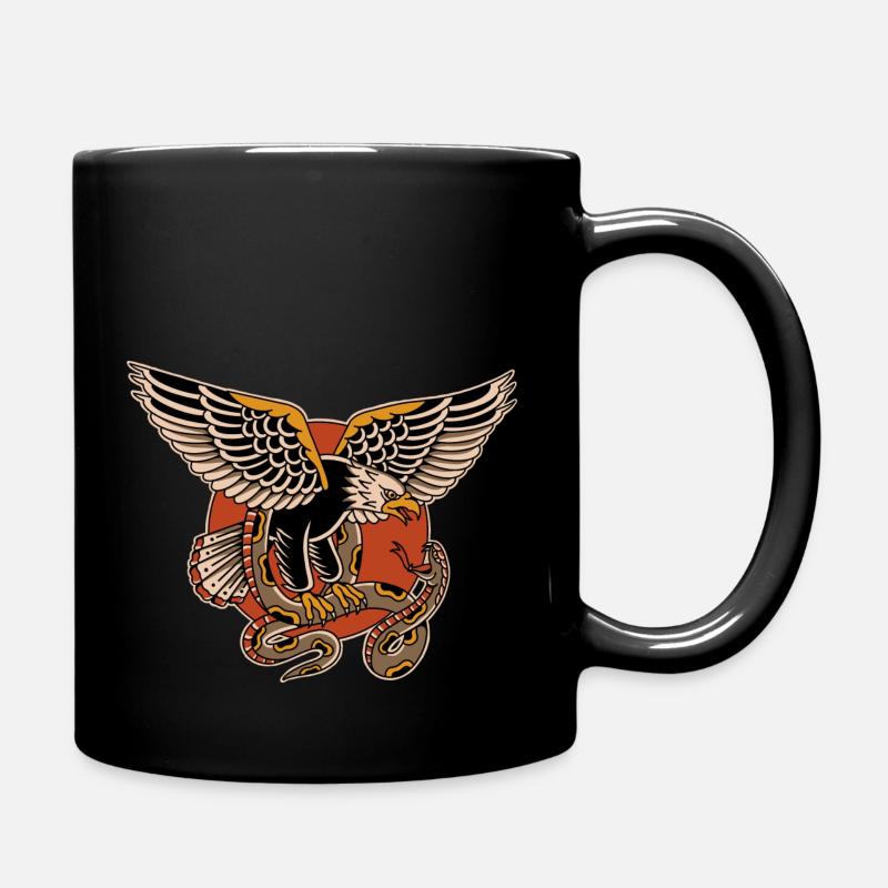 Tattoo Style Battle - Full Colour Mug - black