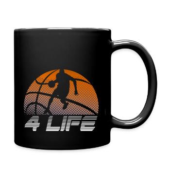Basketball pour la vie - Mug uni - noir - Droite