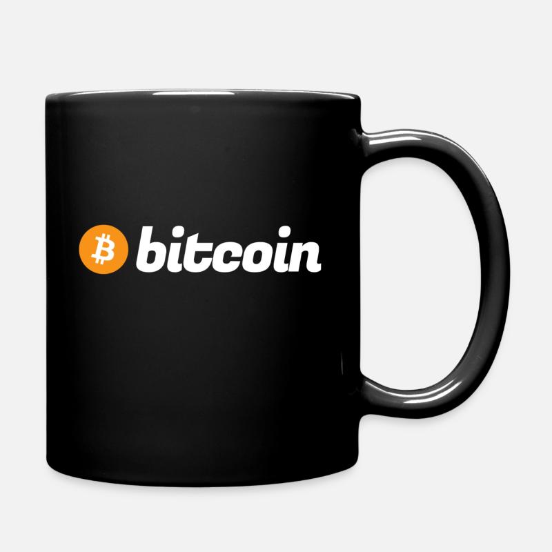 Bitcoin - Full Colour Mug - black