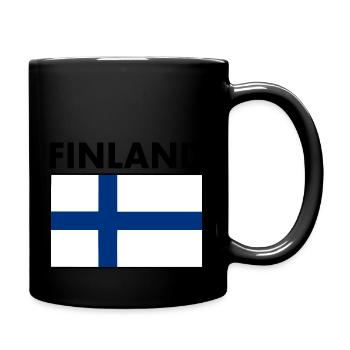 Finland - Full Colour Mug - black - Right