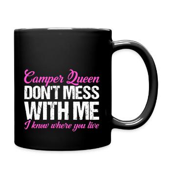 Camping camping en plein air Camping Camping - Mug uni - noir - Droite