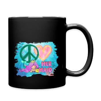 Ocean Sublimation - Full Colour Mug - black - Right
