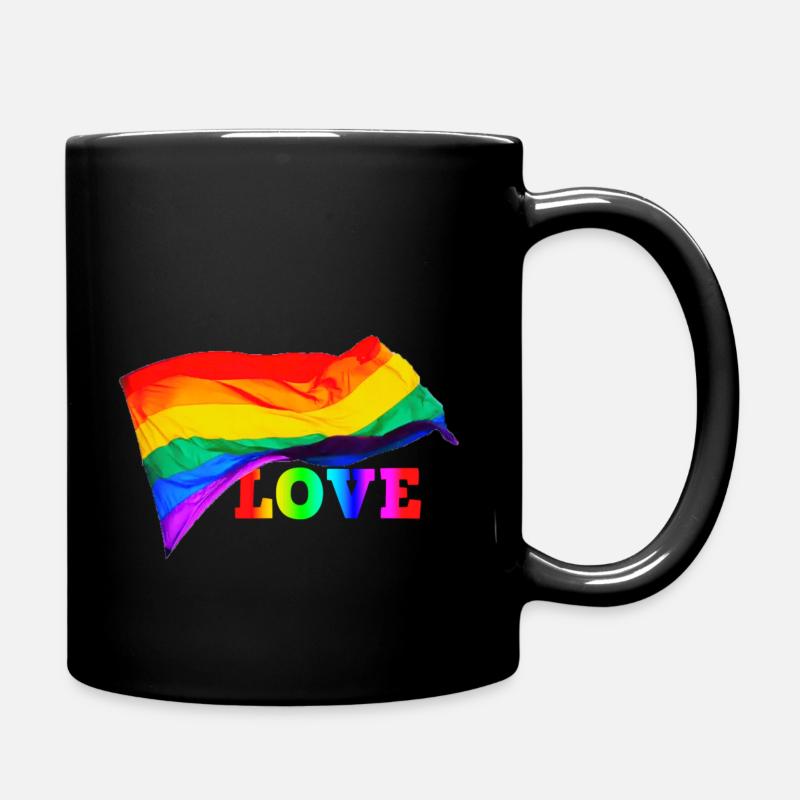 Gay Love - Full Colour Mug - black