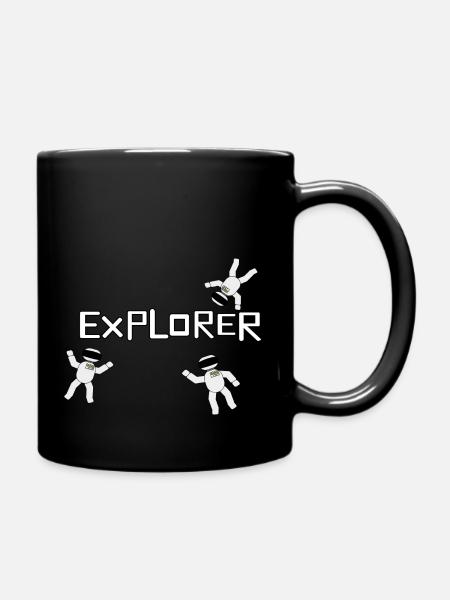 Explorer - Tasse einfarbig - Schwarz