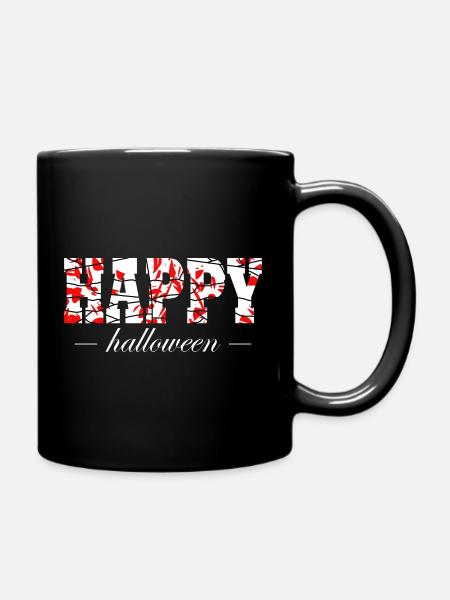 Halloween Bloody - Tasse einfarbig - Schwarz