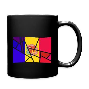 Andorra - Tasse einfarbig - Schwarz - Rechts