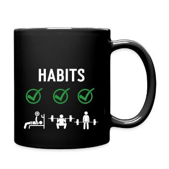 Gym Deadlifts Workout love - ma déroute de fitness de passe-temps - Mug uni - noir - Droite