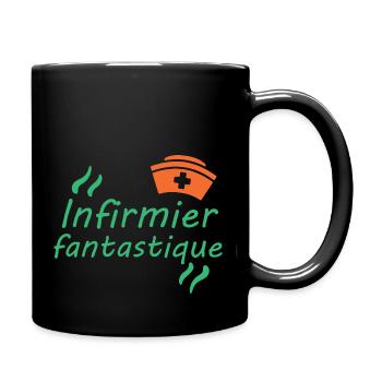 Tshirt homme Infirmier fantastique - Mug uni - noir - Droite
