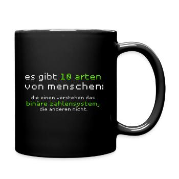 Informatik Informatiker Humor Geschenk - Tasse einfarbig - Schwarz - Rechts