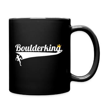 Bouldering - Boulderer - Full Colour Mug - black - Right