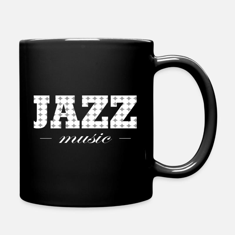 Jazz Music Vintage - Mug uni - noir