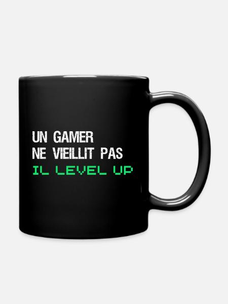 Idée cadeau homme gamer anniversaire jeux - Mug uni - noir