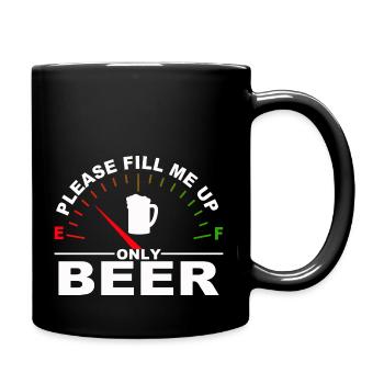 Beer - Full Colour Mug - black - Right
