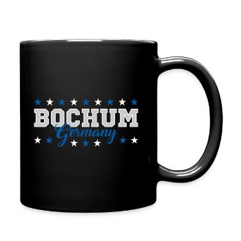 Bochum - Tasse einfarbig - Schwarz - Rechts