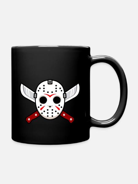 Crazy Jason - Tasse einfarbig - Schwarz