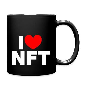 J’adore NFT - Mug uni - noir - Droite