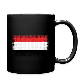 Jemen - Tasse einfarbig - Schwarz - Rechts