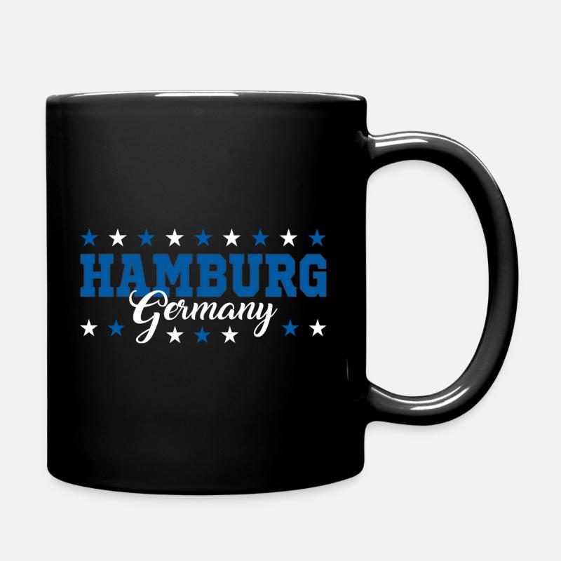Hamburg - Full Colour Mug - black