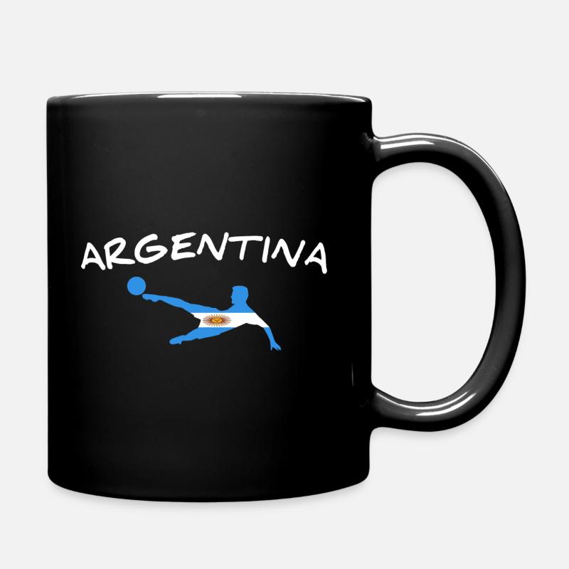 Argentinien Fußball 2022 - Tasse einfarbig - Schwarz