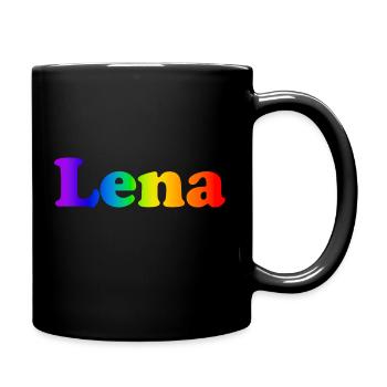 Lena - Tasse einfarbig - Schwarz - Rechts