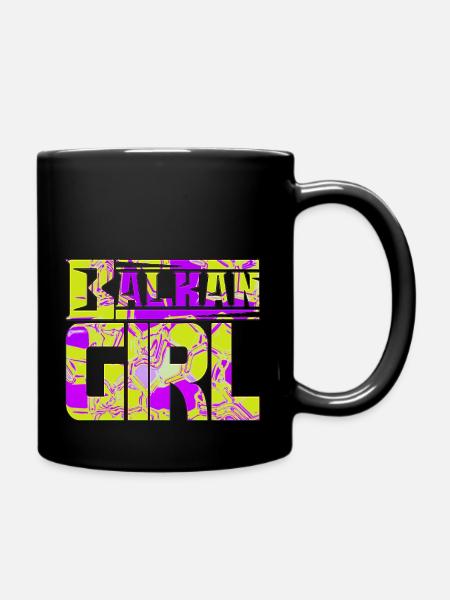 Balkans Croatie Bosnie Serbie juge exyu boy girl - Mug uni - noir