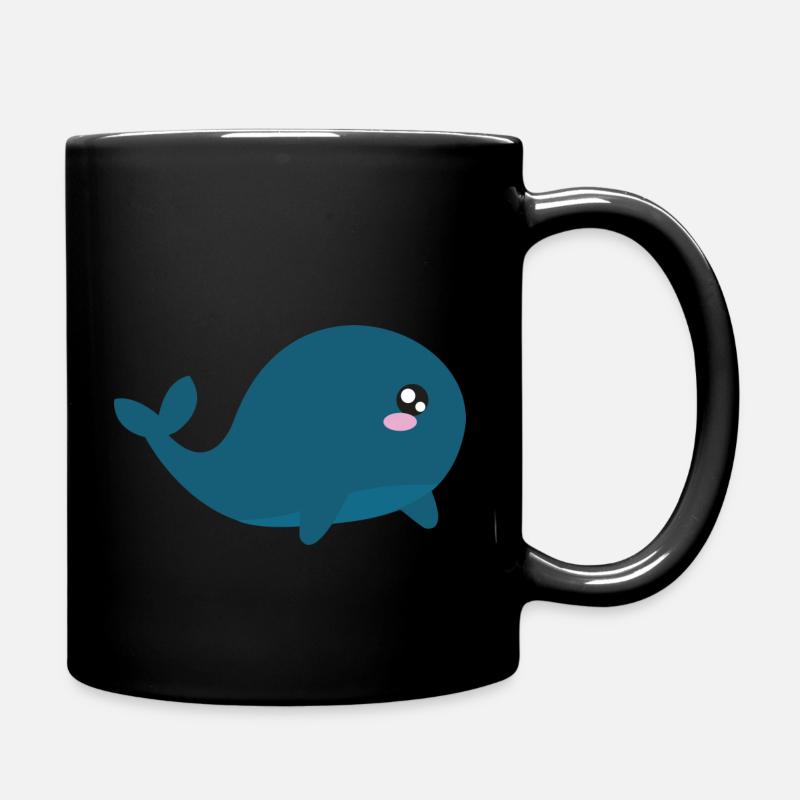 Wal - Tasse einfarbig - Schwarz