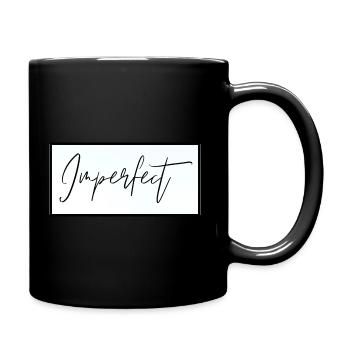 Parfaitement imparfait - Mug uni - noir - Droite
