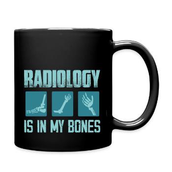 La radiologie est dans mes os Radiologie Radiology Rad Tech - Mug uni - noir - Droite