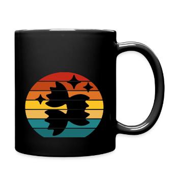 Pasta sunset - Tasse einfarbig - Schwarz - Rechts