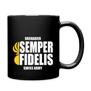 Grenadier - Tasse einfarbig - Schwarz - Rechts