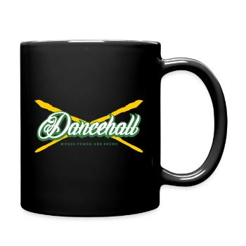 Dancehall - words power and sound - Full Colour Mug - black - Right