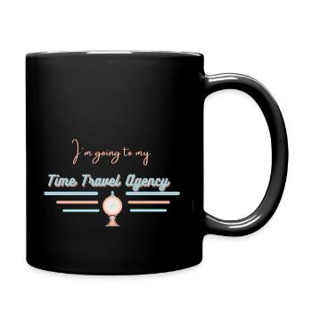 Time Travel - Full Colour Mug - black - Right