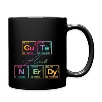 Funny saying for scientists & geeks - Full Colour Mug - black - Right
