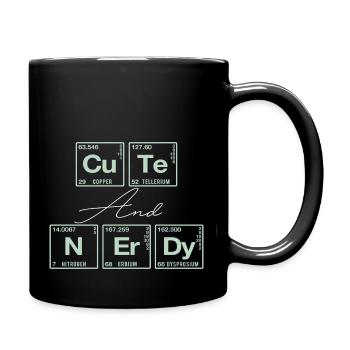 Funny saying for scientists & geeks - Full Colour Mug - black - Right