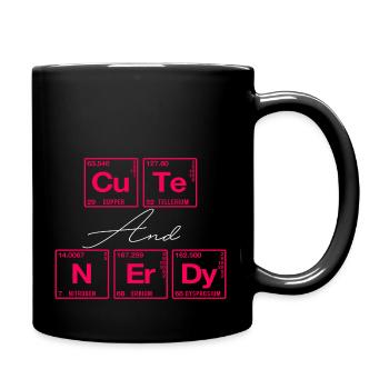 Funny saying for scientists & geeks - Full Colour Mug - black - Right