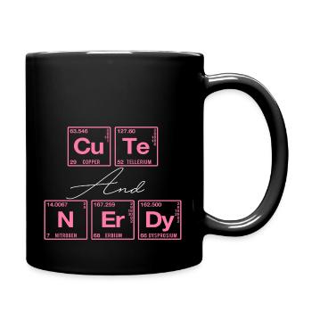 Funny saying for scientists & geeks - Full Colour Mug - black - Right