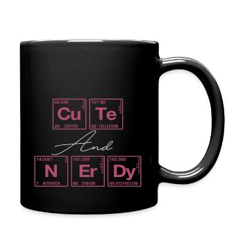 Funny saying for scientists & geeks - Full Colour Mug - black - Right