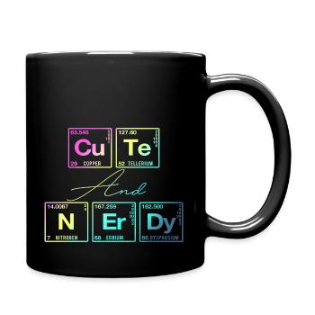 Funny saying for scientists & nerds - Full Colour Mug - black - Right