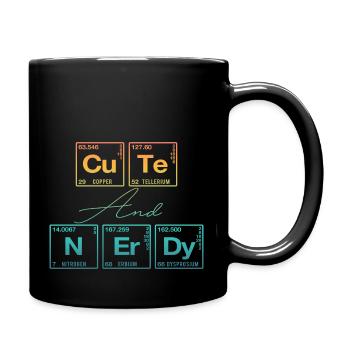 Funny saying for scientists & geeks - Full Colour Mug - black - Right